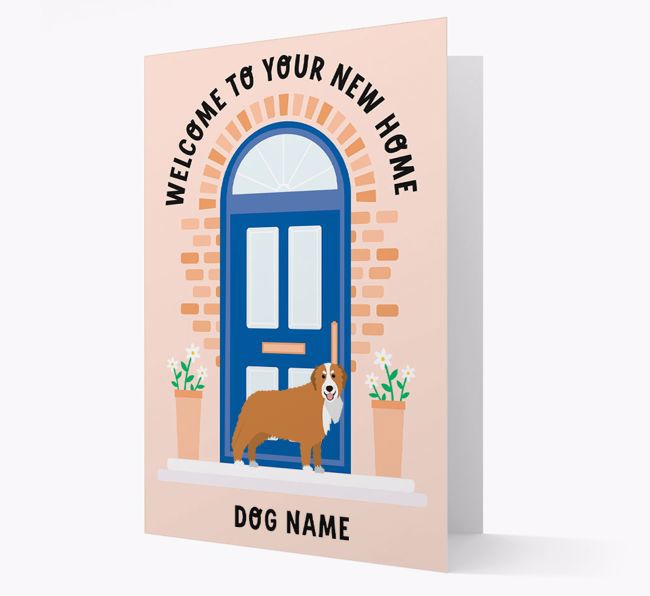 Welcome To Your New Home: Personalized {breedFullName} Card